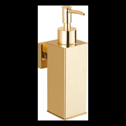Mexen příslušenství, dávkovač mýdla kvadrat, zlatá, 70628-50