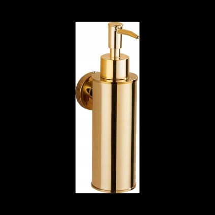 Mexen příslušenství, dávkovač mýdla kulatý, zlatý, 70622-50