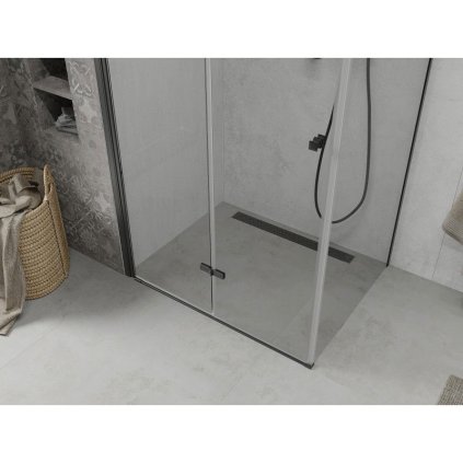 Mexen Lima sprchový kout 70x100 cm, průhledná, černá, 856-070-100-70-00