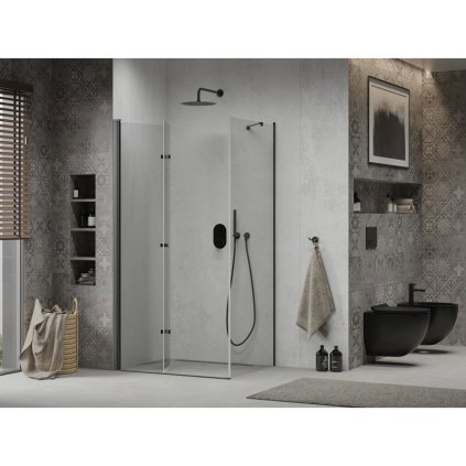 Mexen Lima sprchový kout 100x90 cm, průhledná, černá, 856-100-090-70-00