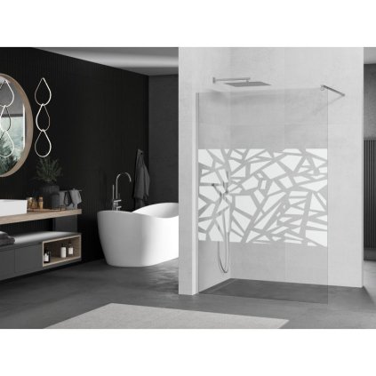 62227 mexen kioto sprchova zastena 120x200 cm 8 mm chrom biely vzor 800 120 101 01 85