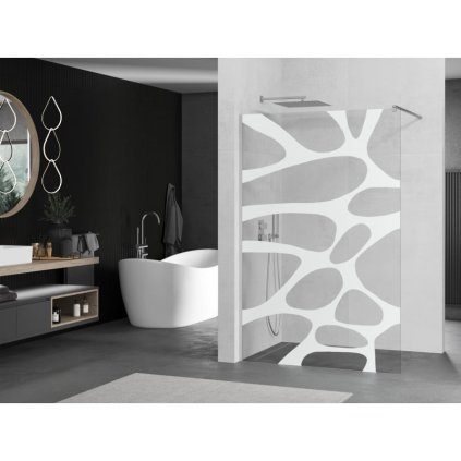 62320 mexen kioto sprchova zastena 110x200 cm 8 mm chrom biely vzor 800 110 101 01 97