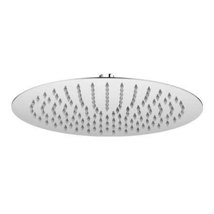 Mereo, Talířová sprcha horní, Slim, kulatá s kloubem, nerez, CB485D