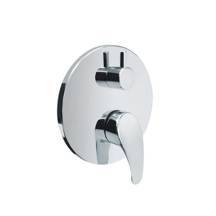 Mereo, Sprchová podomítková baterie s přepínačem, Sonáta, Mbox, kulatý kryt, CB60106A