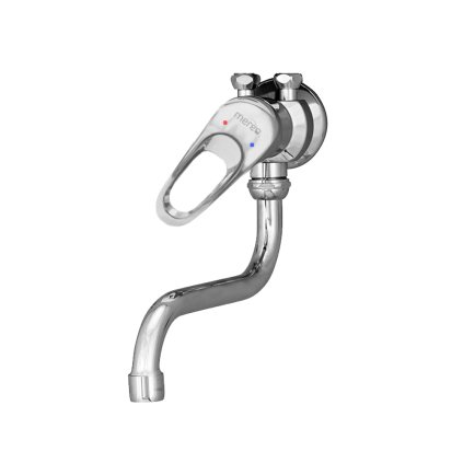 Mereo, Dřezová nástěnná baterie s ramínkem 3/4", chrom, CBE301021M