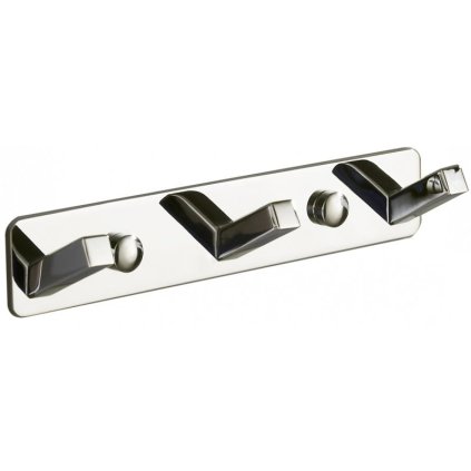 Mexen příslušenství, Věšák na ručníky 3-háčky, chrom, 709173-00