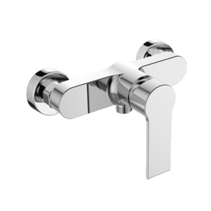 Mereo, Sprchová nástěnná baterie, Dita, 150 mm, bez příslušenství, chrom, CBE60103D