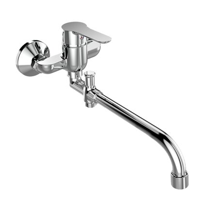 Mereo, Nástěnná baterie do byt. jádra, Zuna, s ramínkem o 18 mm - 330 mm, bez přísluš., CB602A03Z