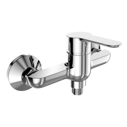 Mereo, Sprchová nástěnná baterie, Zuna, bez příslušenství, chrom, CB60103Z