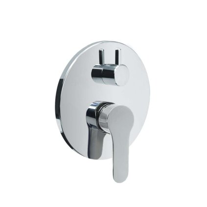 Mereo, Sprchová podomítková baterie s přepínačem, Zuna, Mbox, kryt, chrom, CB60106ZA