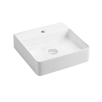 Mereo, Umyvadlo na desku i zavěšení bez přepadu, 330x290x110 mm, keramické, UC332911