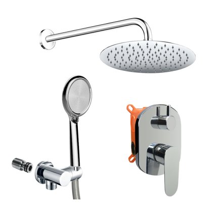 Mereo, Sprchový set s dvoucestnou podomítkovou bateríí, CB650SV1