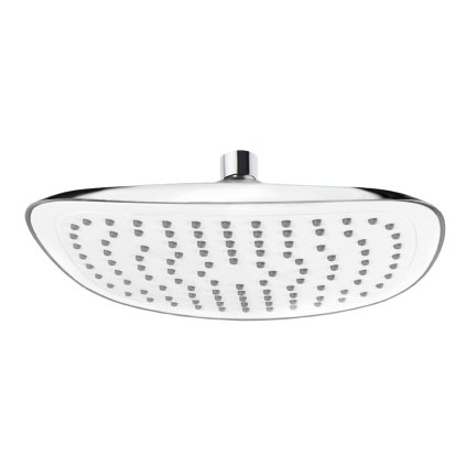Mereo, Talířová sprcha horní 230x180mm s kloubem, pochromovaný plast, CB485L