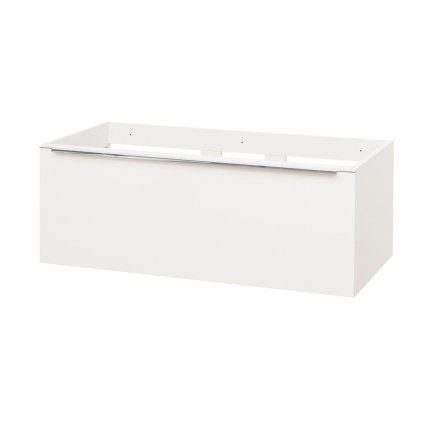 Mereo, Mailo, koupelnová skříňka 101 cm, bílá, dub, antracit, CN517S