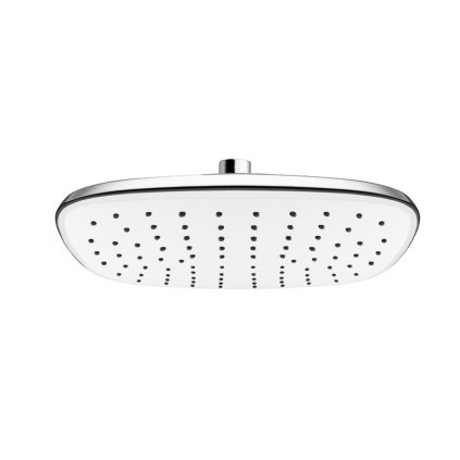 Mereo, Talířová sprcha horní 255x190mm s kloubem, pochromovaný plast, CB585D