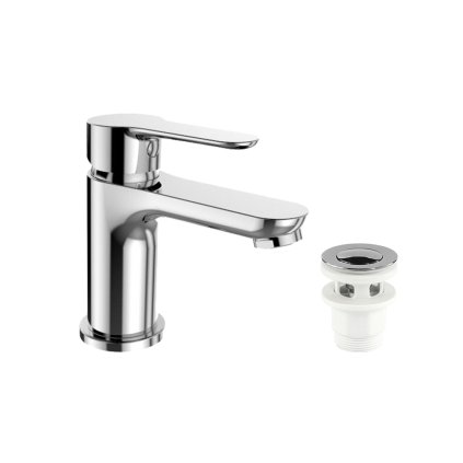 267077 8 mereo umyvadlova stojankova bateria zuna s clic clac ch03p chrom mer cb10104zc