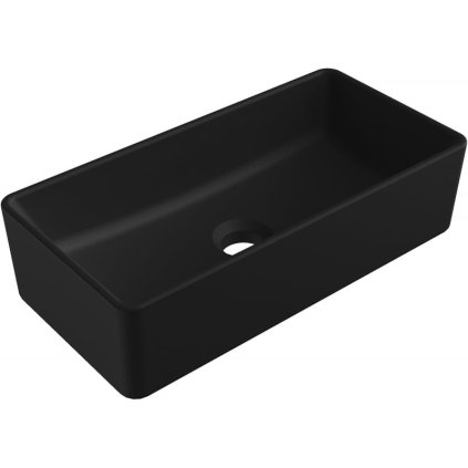 Mexen NADIA UMYVADLO, 46x23 CM, ČERNÁ-MATNÁ, 21614685