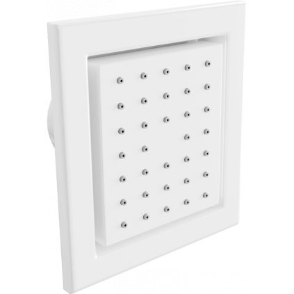 Mexen - podmítková sprchová tryska, čtvercová, 130x120 mm, bílá, 79365-20