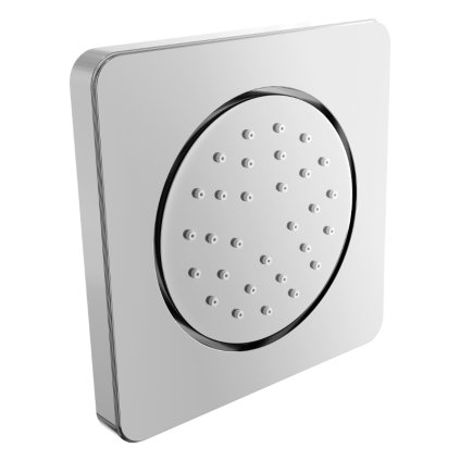 Mexen - podmítková sprchová tryska, čtvercová, 130x130 mm, chromová, 79366-00
