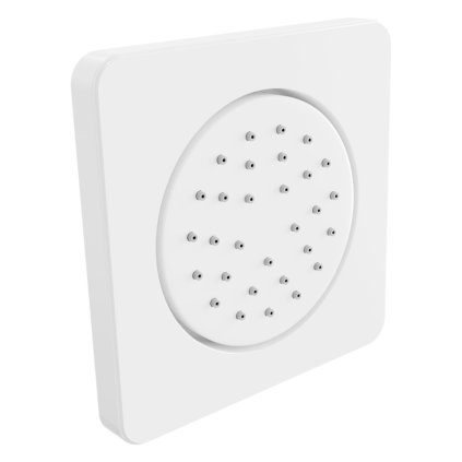 Mexen - podmítková sprchová tryska, čtvercová, 130x130 mm, bílá, 79366-20