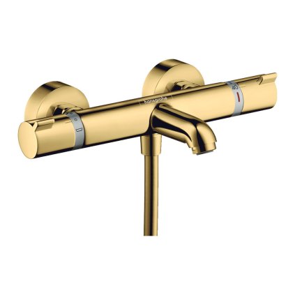 Hansgrohe Ecostat Comfort, termostatická vanová baterie, zlatá lesklá, 13114990
