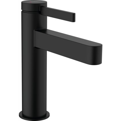 Hansgrohe Finoris, umyvadlová baterie 110, s výpustí Push-Open, CoolStart, EcoSmart, černá matná, 76024670
