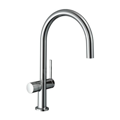 Hansgrohe M54, dřezová baterie Talis 220, s uzavíracím ventilem na spotřebič, chromová, 72805000