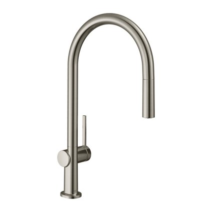 Hansgrohe M54, dřezová baterie Talis s výsuvnou koncovkou, vzhled nerezový 72802800
