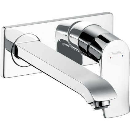 Hansgrohe Metris New, Umyvadlová páková baterie pod omítku, chromová, 31086000
