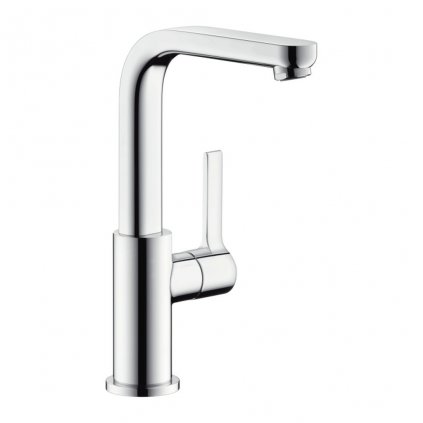 248645 hansgrohe metris s umyvadlova bateria s otocnym vytokom a vypustom chromova 31159000