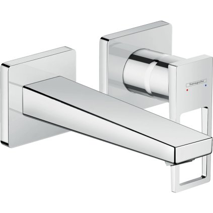 Hansgrohe Metropol, páková umyvadlová baterie pod omítku, 2-otvorová instalace, chromová, 74525000
