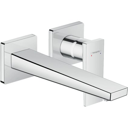 Hansgrohe Metropol, umyvadlová baterie pod omítku 225 mm, 2-otvorová instalace, chromová, 32526000