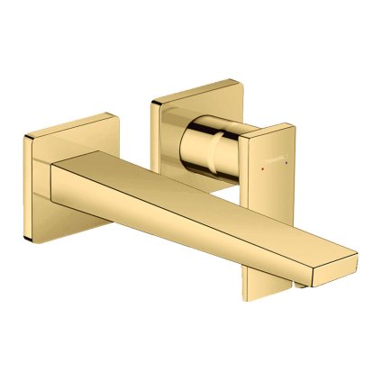 Hansgrohe Metropol, umyvadlová baterie pod omítku 225 mm, 2-otvorová instalace, zlatá lesklá, 32526990