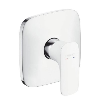Hansgrohe PuraVida, páková sprchová baterie pod omítku, bílá/chromová, 15665400