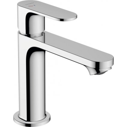 248780 1 hansgrohe rebris s umyvadlova bateria 110 s kovovou odtokovou supravou s tiahlom coolstart chromova 72527000