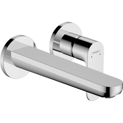 Hansgrohe Rebris S, umyvadlová baterie pod omítku, pro montáž na stěnu, s výtokem 20 cm, 2-otvorová instalace, chromová, 72528000