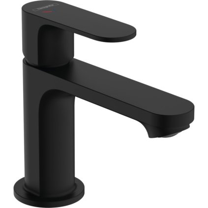 Hansgrohe Rebris S, umyvadlová baterie s výpustí, CoolStart, EcoSmart, černá matná, 72586670
