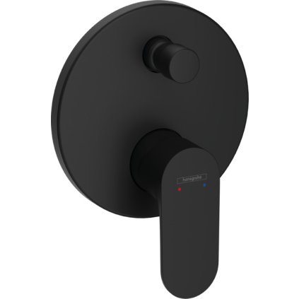 Hansgrohe Rebris S, vanová baterie pod omítku pro iBox universal, černá matná, 72466670