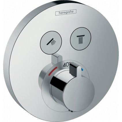 249512 hansgrohe shower select termostaticka bateria pod omietku na 2 spotrebice chromova 15743000