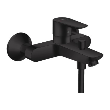 Hansgrohe Talis E, nástěnná páková vanová baterie, černá matná, 71740670