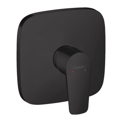 Hansgrohe Talis E, sprchová baterie pod omítku 1-výstupová, černá matná, 71765670