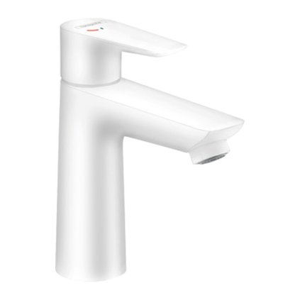 Hansgrohe Talis E, umyvadlová baterie 110 bez odtokové soupravy, CoolStart, bílá matná, 71714700