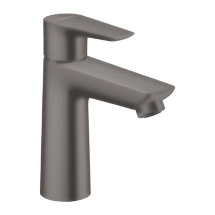 248372 1 hansgrohe talis e umyvadlova bateria 110 bez odtokovej supravy kefovana cierna chromova han 71712340