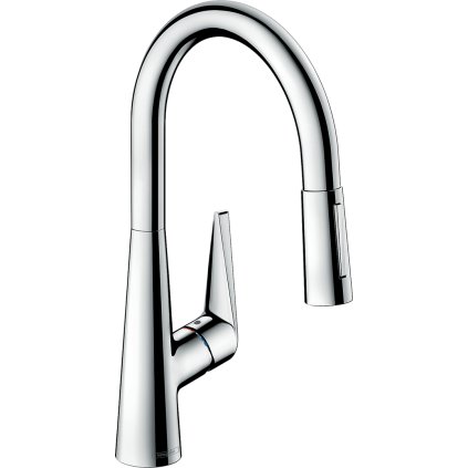 Hansgrohe Talis M51, dřezová baterie s výsuvnou sprškou, EcoSmart, chromová, 72817000