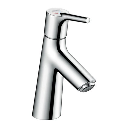 Hansgrohe Talis S, páková umyvadlová baterie 80 CoolStart s táhlem a odtokovou soupravou, chromová, 72013000