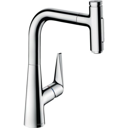 Hansgrohe Talis Select M51, dřezová baterie s výsuvnou sprškou, chromová, 72824000