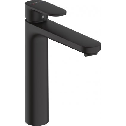 248123 hansgrohe vernis blend vysoka umyvadlova bateria 190 s odtokovou supravou s tiahlom ecosmart cierna matna 71552670