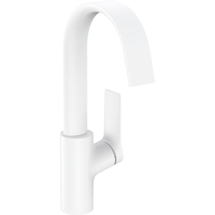 Hansgrohe Vivenis, umyvadlová baterie 210, s výpustí a otočným výtokem, EcoSmart, bílá matná, 75030700