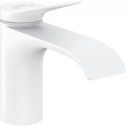 248285 hansgrohe vivenis umyvadlova bateria 80 s vypustom ecosmart biela matna 75010700