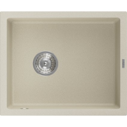 Mexen Pedro - dřez granitový 56,0x46,0cm, 1-komorový, béžová, 6508561000-69